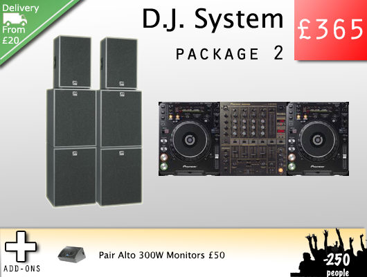 DJ System and CDJ hire Kent