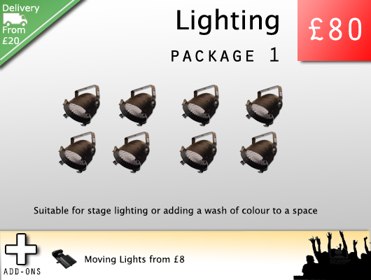 lighting hire in Kent